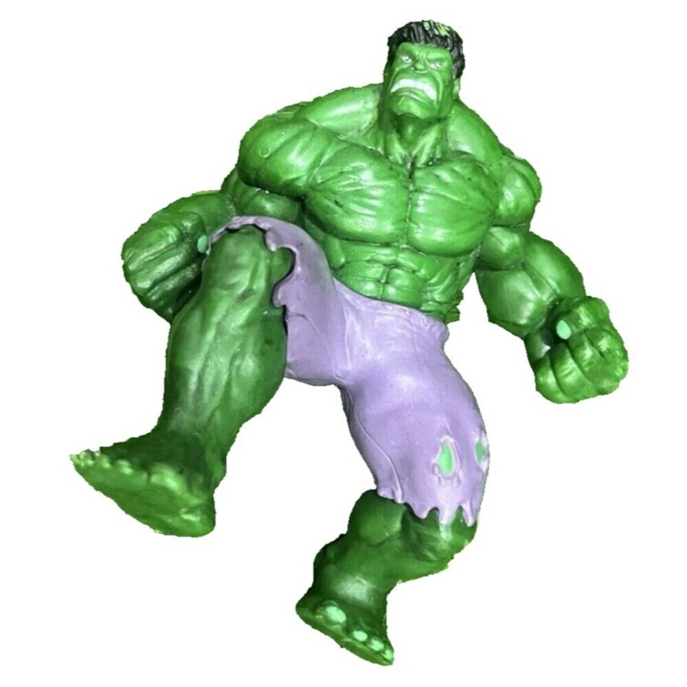 Marvel Incredible Hulk 4” 1/4 Action Figure Toy Disney Store Exclusive Rare 2014